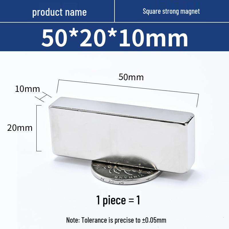 N52 Neodymium Iron Boron Square Magnet – Strong Rare Earth Permanent Magnet