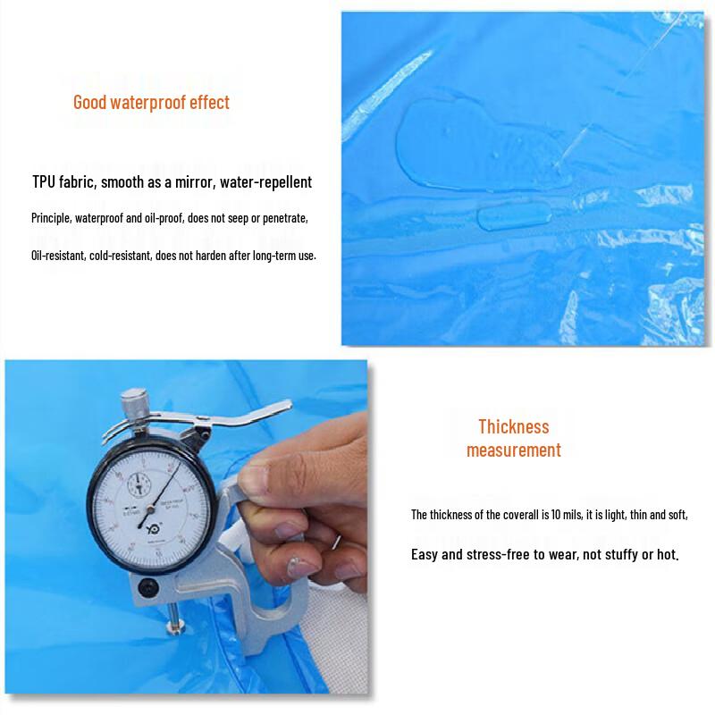 Waterproof TPU Long Sleeve Protective Apron