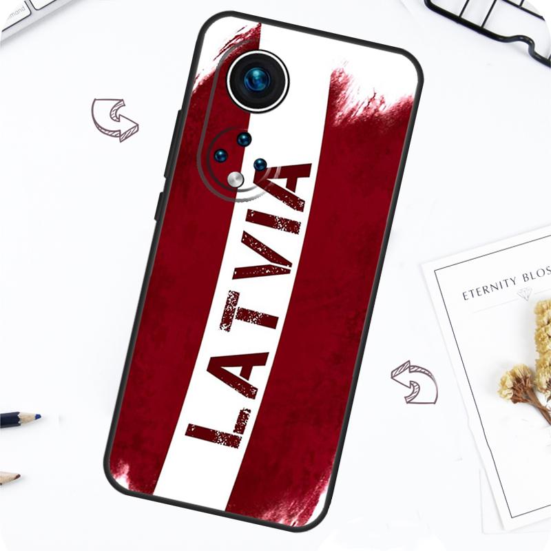 

Latvia Flag Case For Honor Magic 7 5 6 Pro Honor 200 Pro X9b X9a X8b X8a X8 X9 X9c 50 70 90 Lite Cover Honor Magic5 Pro