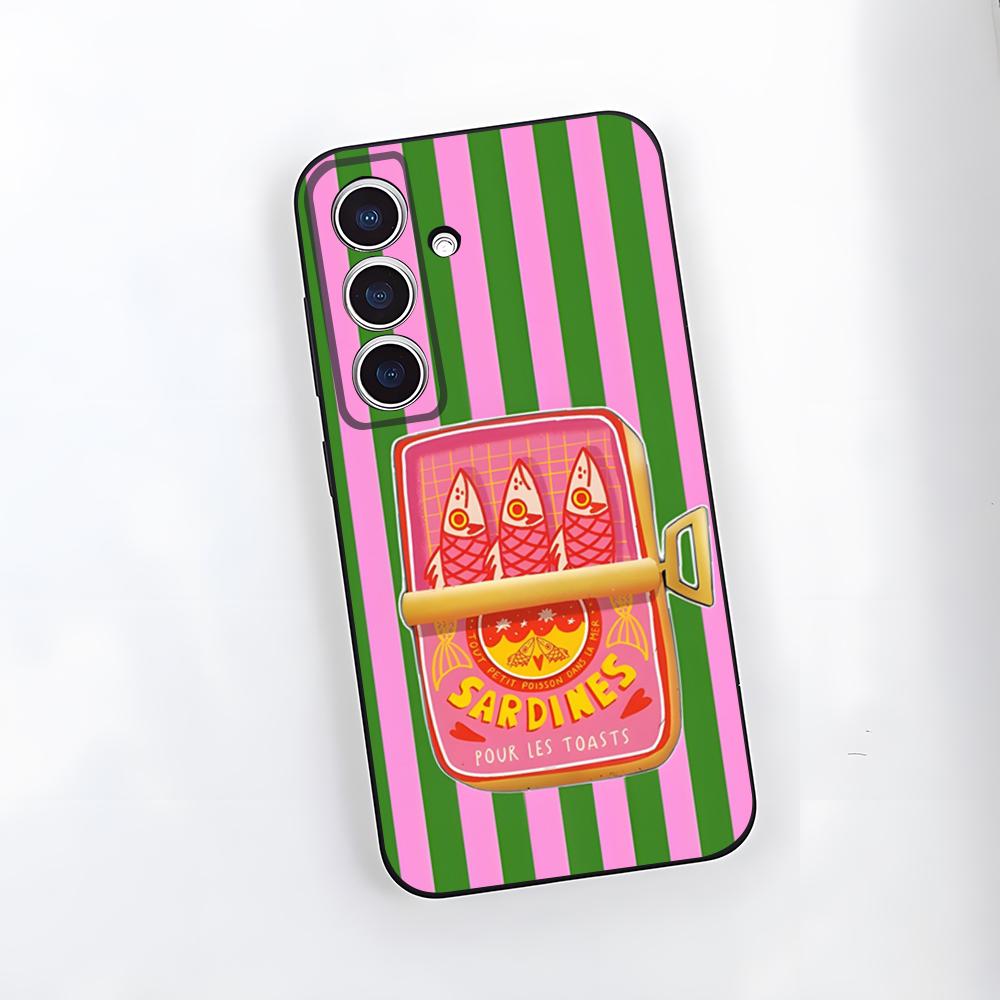 

Sardines Phone Case For Samsung S26 S25 Plus S20 S20 Plus S22 Ultra S23 FE S21 Plus S21 Ultra Soft Cover Samsung S22 Ultra
