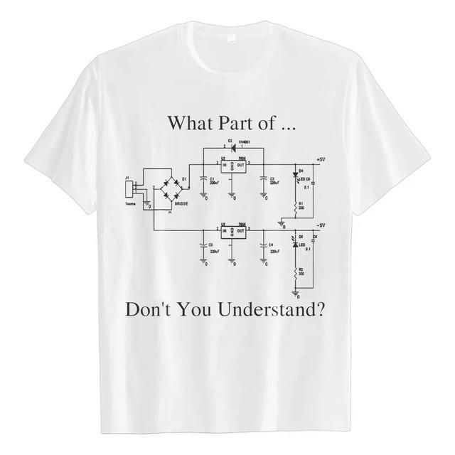 T-shirt What Part Electronic Circuit Diagram XL