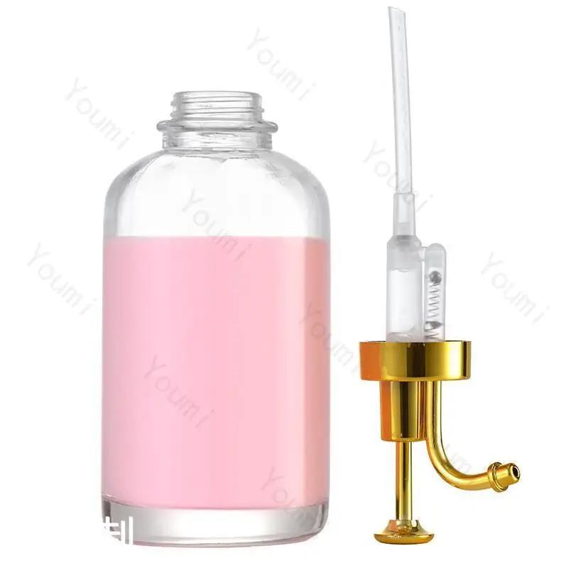 Sticla de șampon din sticlă transparentă High End Home Hotel Sticla de săpun de mână Tip de presare Set de sticle de dezinfectant de mâini Accesorii pentru baie