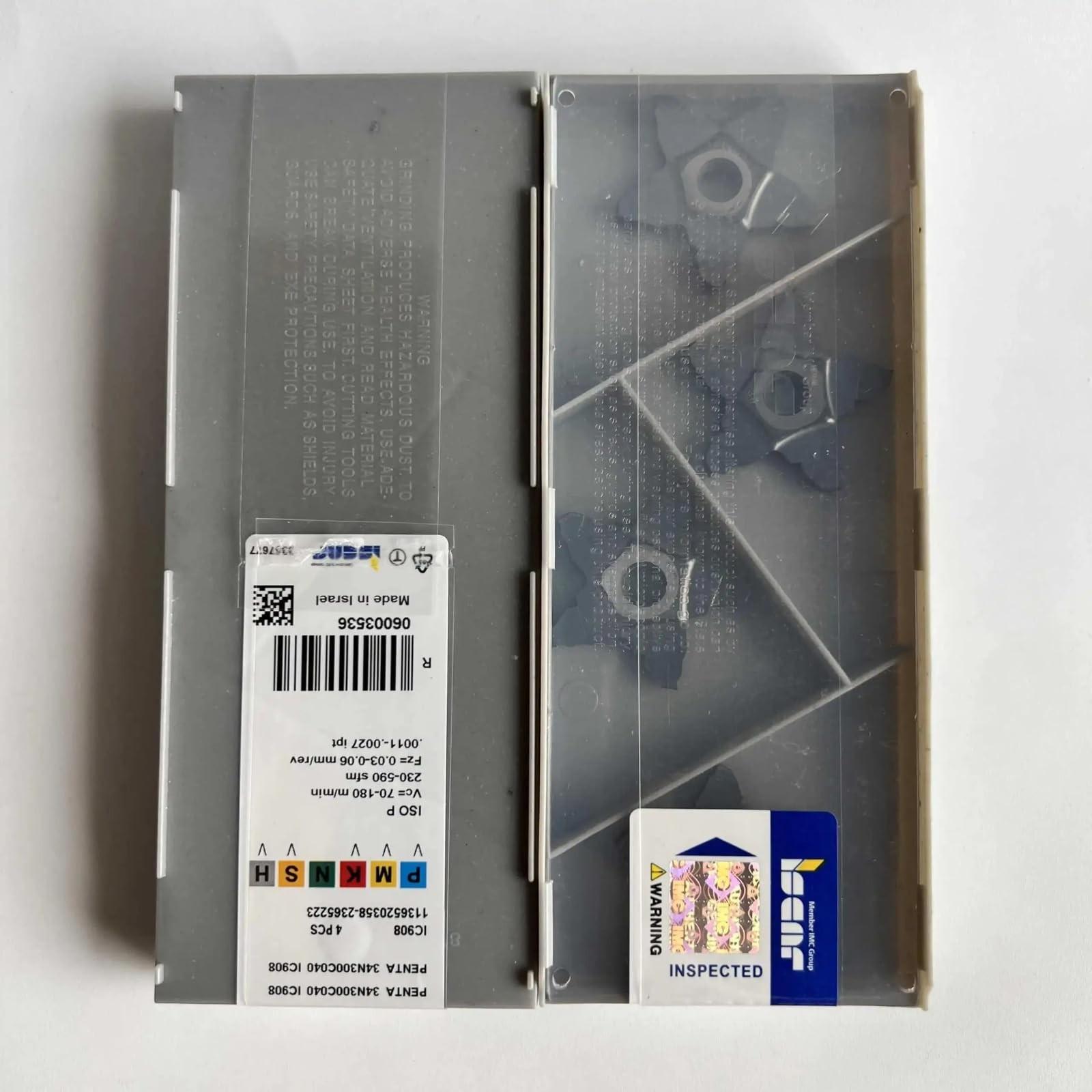 

ISCAR / PENTA34N300C040 IC908 /Industrial indexable Carbide Inserts 4 PCS
