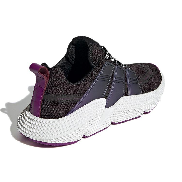 Adidas Originals Prophere V2 Fabric Color Block Sports Cushioning Low Top Lifestyle Shoes Women Sneakers Black Purple FW5361