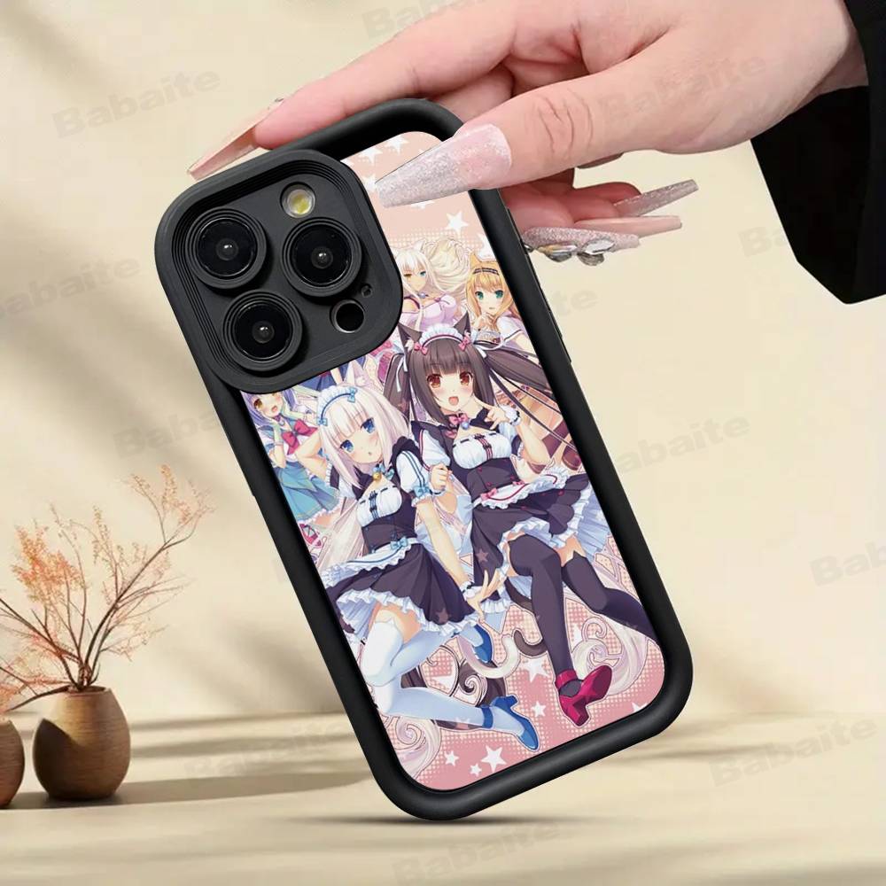 Chocola Nekopara For IPhone 17 16 15 14 13 12 11 Pro Max Plus Phone Case Covers