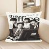 Vintage Movie Poster Tv Film The Office Office Cushion Pillowcase Car Cushion Cover45X45Cm Lumbar Pillowcase Sofa Pillowcover