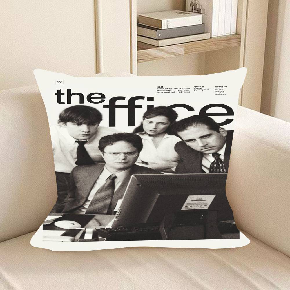 Vintage Movie Poster Tv Film The Office Office Cushion Pillowcase Car Cushion Cover45X45Cm Lumbar Pillowcase Sofa Pillowcover
