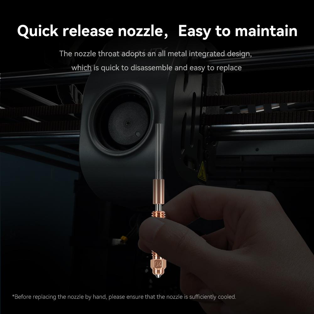 Für Creality K1C K1 MAX NEUES Keramik Heizblock-Kit für Hotend Schnellwechsel-Integrierte Düse Hoher Durchsatz Drucken 3D-Drucker Teile