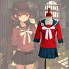 Danganronpa V3 Killing Harmony Harukawa Maki Školská uniforma Cosplay kostým