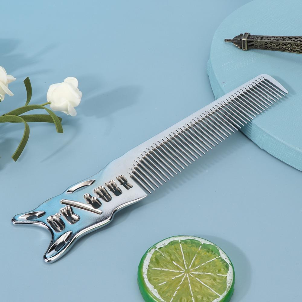 Aluminum Material Aluminum Comb Durable Material Hairdressing Comb  All Hair Types