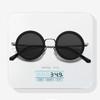 ND Rotating 9-Level Adjustable Polarized Sunglasses, UV400 Protection, Punk Style Round Filter