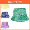 Summer Sun Hat With Cashew Flower Print Wide Brim For Sun Protection Breathable Polyester Fabric