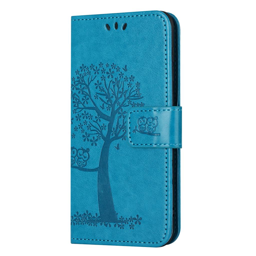 Leather Case for Samsung Galaxy M15 5G/F15 5G , Wallet Phone Cover Imprinted Owl Tree