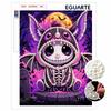 Halloween Bat Pearl Painting Art Full Pearl Handmade Diy Home Decorations