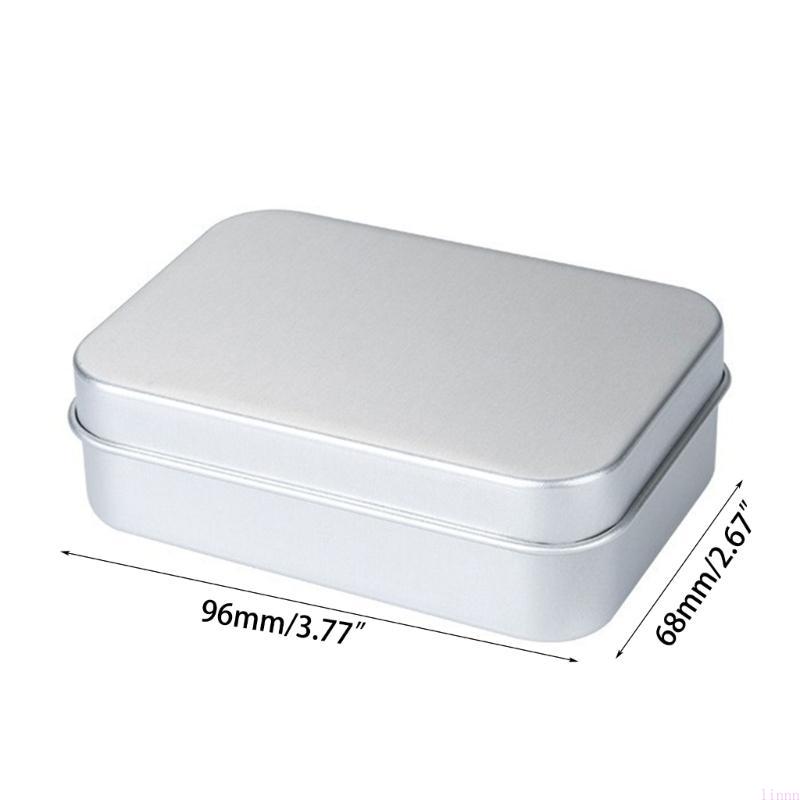 Convenient Soap Box Aluminum Soap Container with Removable Draining Layer Keep Soap Clean &Dry Portable Soap Case