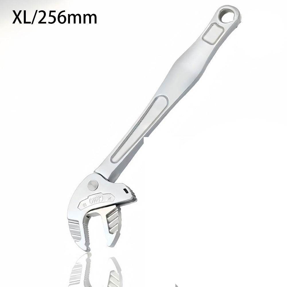 For Automotive Repair, Plumbing Heavy-Duty Industrial Crab Claw Wrench - Quick-Adaptive Ratchet, Wide Jaw Adjustable Tool