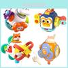 Educational Baby Grasping Ball Sensory Toy Six-sided Busy Cube For Early Learning