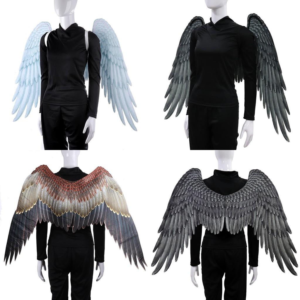 Angel Wings Halloween Extra Large Black And White Wings Clothing Supplies Props