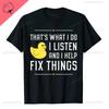 Cute Rubber Duck Lover Bird Quack Duckies Funny Ducky T-Shirt T Fashion Men Tops Shirts Casual High Quality Cotton Cotton Shirt#Color(13)