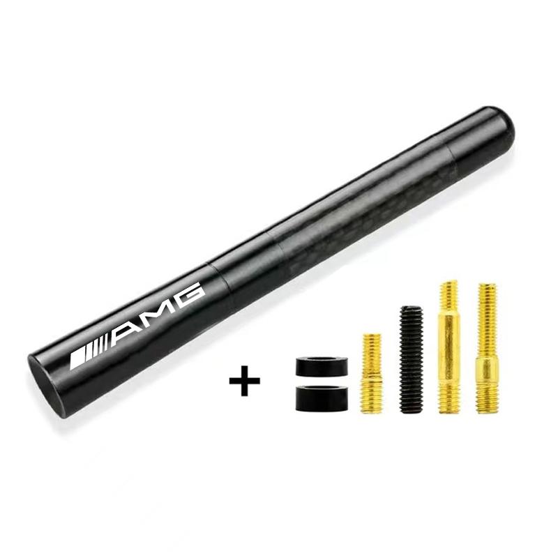 Car Aerials Car Radio Antenna FM/AM Metal Receiving Antenna Car Accessories For Mercedes-Benz AMG C500 C200 C300 A B C E GLA CLA GLK GL ML GLE W204