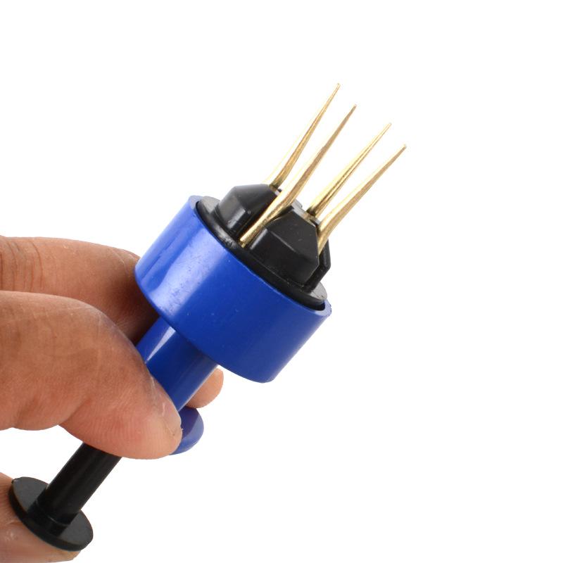 Red Worm Rubber Band Bait Clip, Available in Large and Small Sizes for Live Bait Clipping