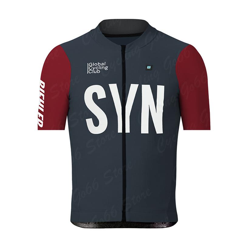

SYN BIEHLER Team Cycling Jersey Men Summer Short Sleeve MTB Bicycle Wear Cycling Clothings Bicycle Uniforme Maillot Jersey Set S
