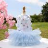 Pet Dog Dog Cat Cat Peach Blossom Skirt Clothes Teddy Bear Pet Supplies Dog Clothing