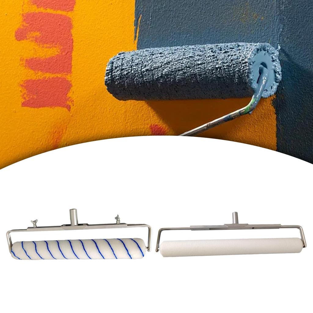 Paint Roller with Frame Adjustable Replace House Painting Supplies Roller Cover for Deck Driveway Kitchen Blacktop Bathroom