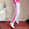 Sports Hong Kong style suit women's summer new high-end short-sleeved top straight-leg pants fashion casual loose two-piece set