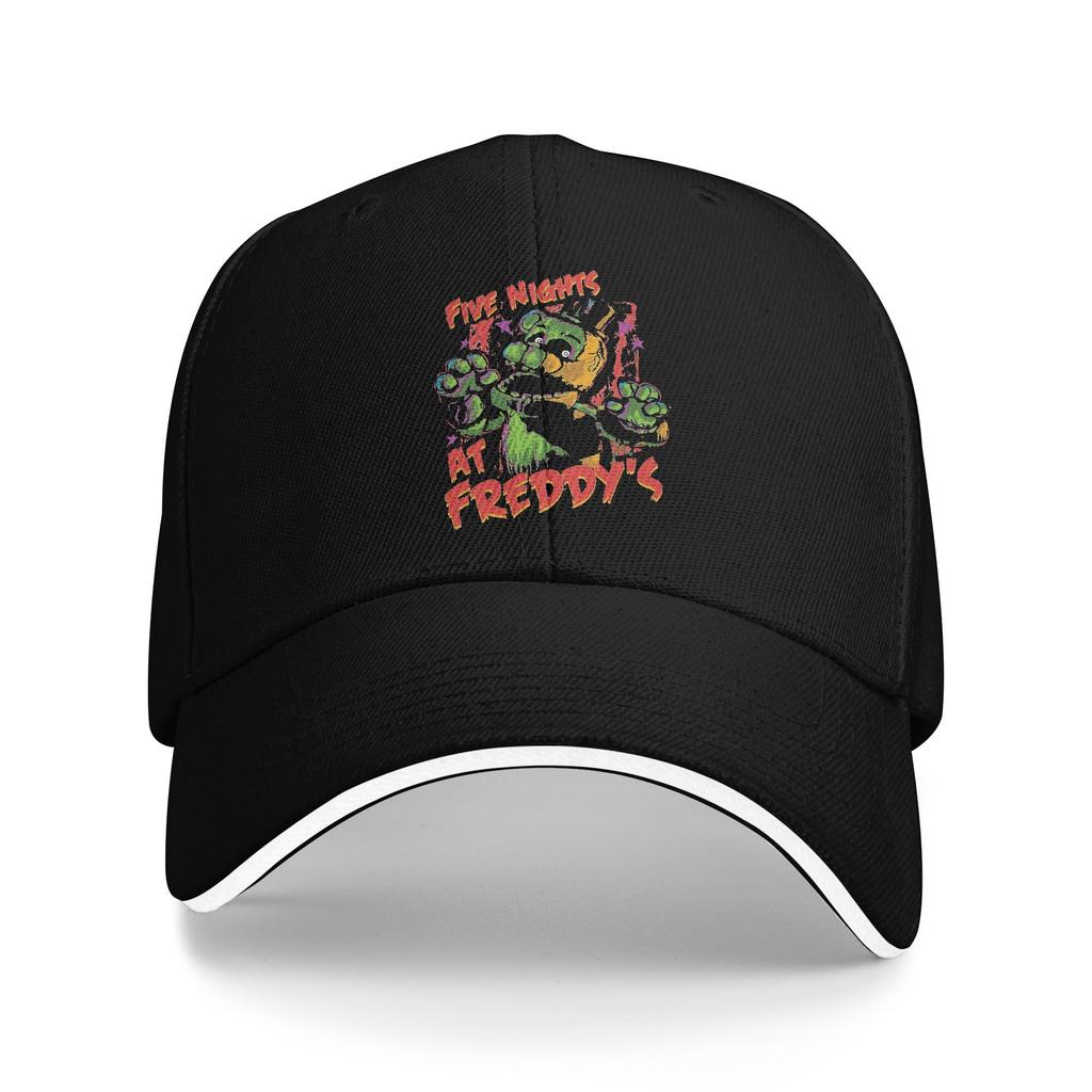 Roxanne Wolf Pride Fnafed Baseball Caps Hip Hop Game Sandwich Hats Unisex Style Adjustable Sun Cap Workouts