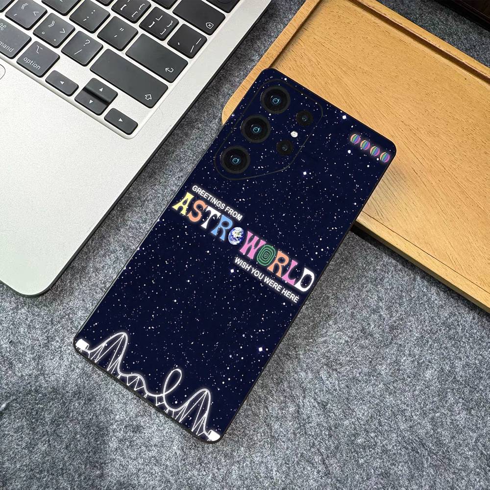 T-Travis S-ScottS Astroworld Phone Case For Samsung S 24 Fe 25 Ultra Plus 20 Lite 21 30 22 23 24 22 Ultra 5G Fundas