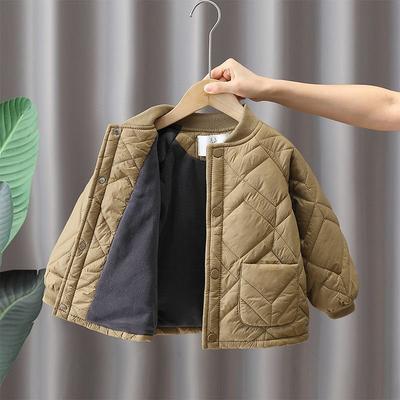 Boys Coat Jacket Windbreak Outerwear Elegant Winter Autumn Thicken Warm Christmas Children's
