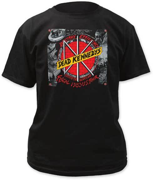 DEAD KENNEDYS - Destroy Efficiency - T SHIRT S-M-L-XL-2XL Brand New Official