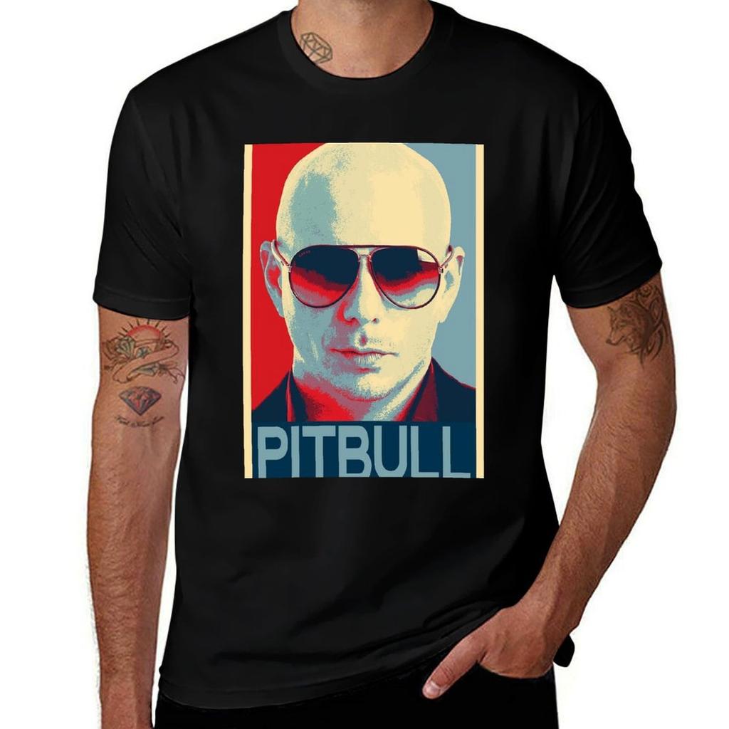Pitbull Vintage Tshirt Retro Style Print Casual Top