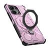 For Oppo Reno13 Pro 5G Magnetic Case Rotating Metal Kickstand PC+TPU Phone Back Cover