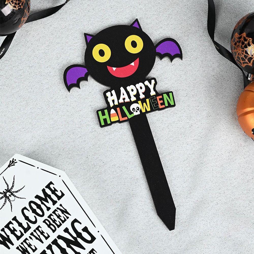 Lightweight Outdoor Halloween Signs Creative Garden Lawn Stakes Haunted House Decor