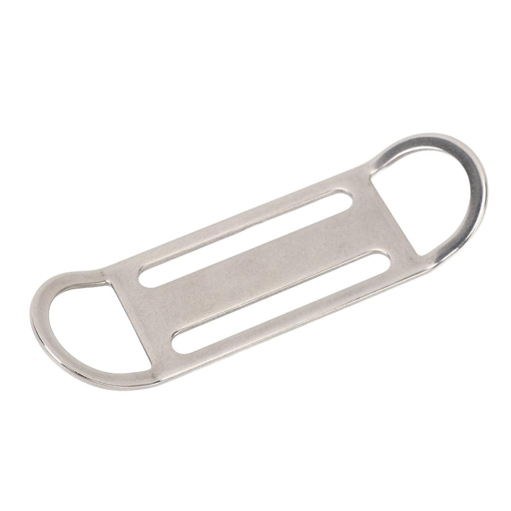 Diving Side Mount Bilateral D Ring Buckle 316 Stainless Steel Diving Webbing Strap Keeper Sidemount BCD Fixing Buckle for Scuba BCD Accessories