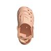 adidas Maxx Clog Comfortable Versatile Non-Slip Durable Low-Top Sandals Kids Sandals Orange JS3732
