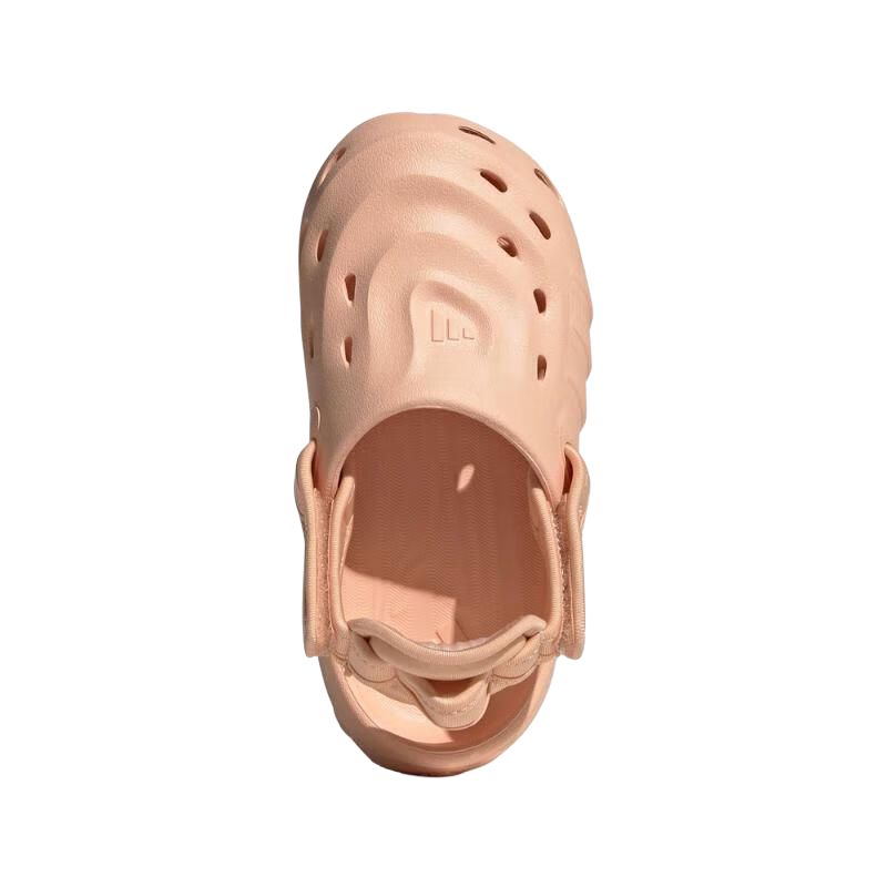 adidas Maxx Clog Comfortable Versatile Non-Slip Durable Low-Top Sandals Kids Sandals Orange JS3732