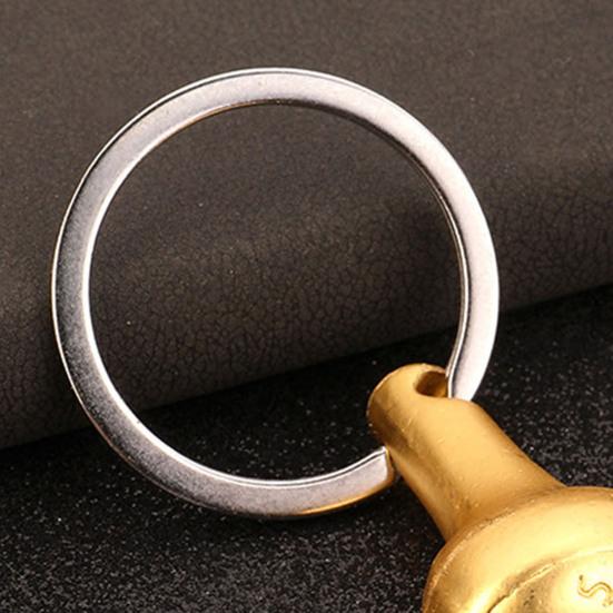 Keychain Pendant Car Gear Mini Ball Design Zinc Alloy Key Chain Electroplated Metal Key Ring Backpack Car Accessory