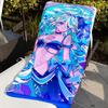 Game Cute Furina Genshin Towel Sports Quick Dry Travel Camping Gear Sandproof Soft Light Large Beach Towel