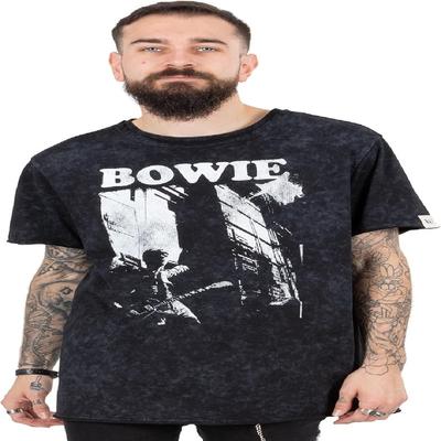 David Bowie Black Mens Bowie Short Sleeved T-Shirt