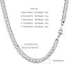 Necklace for Men Stainless Steel Statement Cuban Chain Necklace Gold/Silver/Black Plated 7mm Chain Hip Hop Halloween Jewelry Gifts 18/20/22/24/26/28
