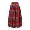 Bohemian Ethnic Print High Waist A-line Maxi Skirt for Women - Autumn 2026 Collection