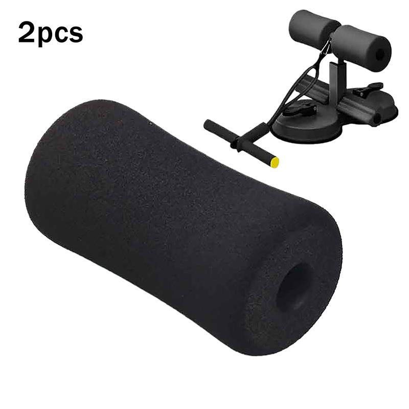 

2Pcs Ab Training Sleeve Rolling Foam Roller Gym Exercise Foot Exercise Machines Roller Sit-Up Board Hook Foot Foam Fitness Pads 2Pcs