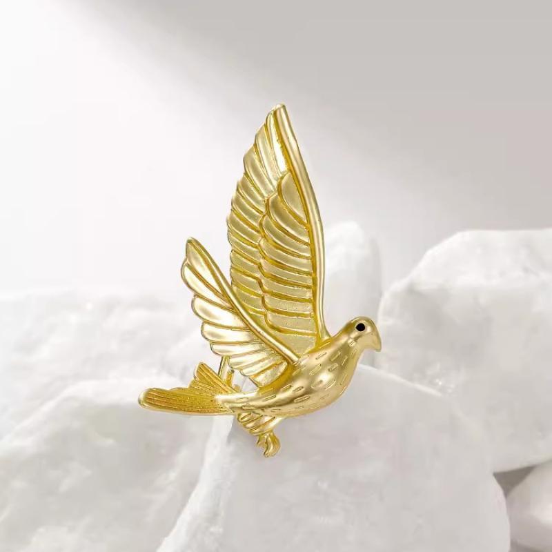 Peace Dove High-end Women's Exquisite Bird-like Sexy Men's Brooch