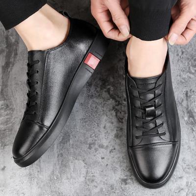 Fashion High Quality Brand Men's Genuine Leather Shoes Hollow Men's Casual Shoes Breathable Men's Oxford Shoe Outdoor Men's Sports Shoes