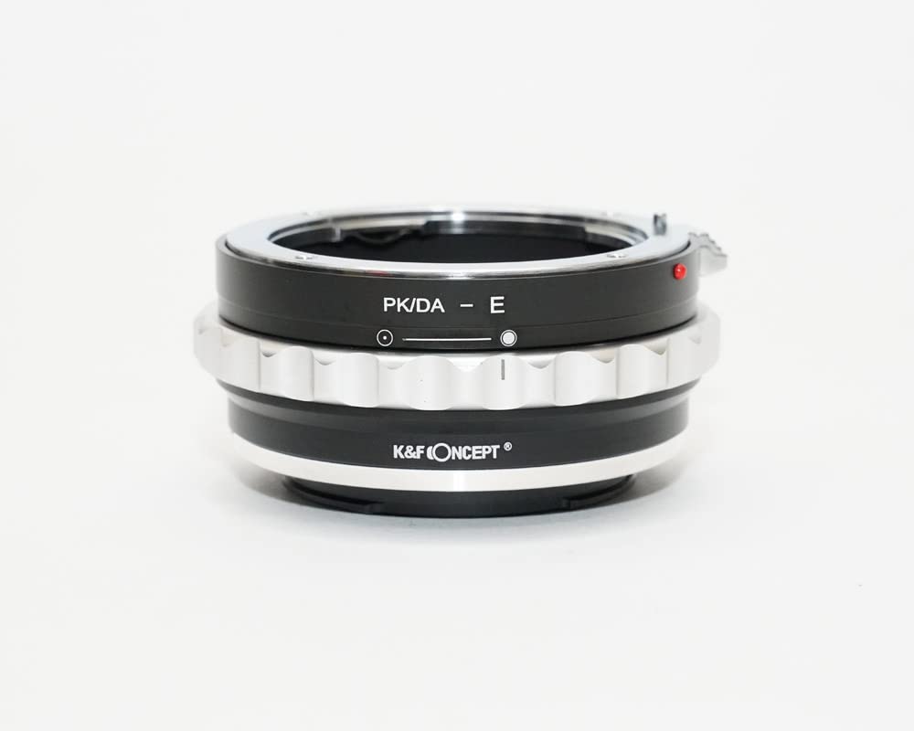 

КОНЦЕПТ Объектив Pentax K DA Адаптер для крепления NEX E Диафрагма Ткань для объектива в комплекте K&F PK/DA - Регулируемый! da-nex (КФНЕКС) чёрный
