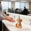 Soap Dispenser 350ml Refillable Bear Design Lotion Pump Jar Kitchen Soap Dispenser for Shower Laundry Wash Christmas Countertop