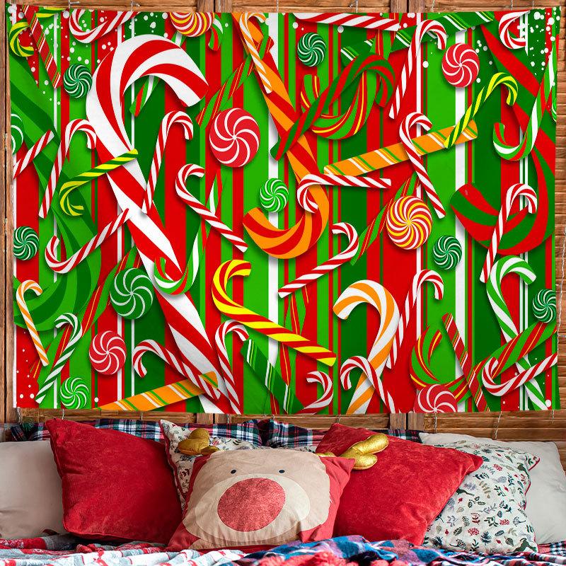 Christmas Tapestry Festive Decor Home Living Room Bedroom Background Garden Posters for Outside Large Wall Hanging Beach Towel